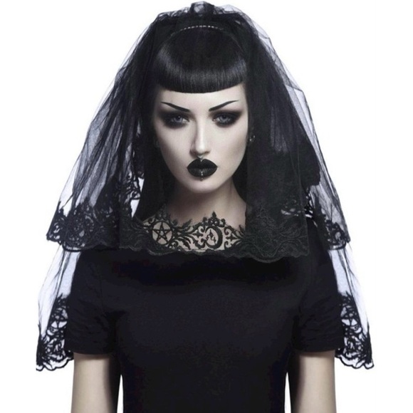 Killstar Accessories - Killstar Mystic Mourning Veil